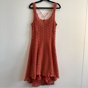 🌼Free People High Low Eyelet Dress & Slip Set🌼